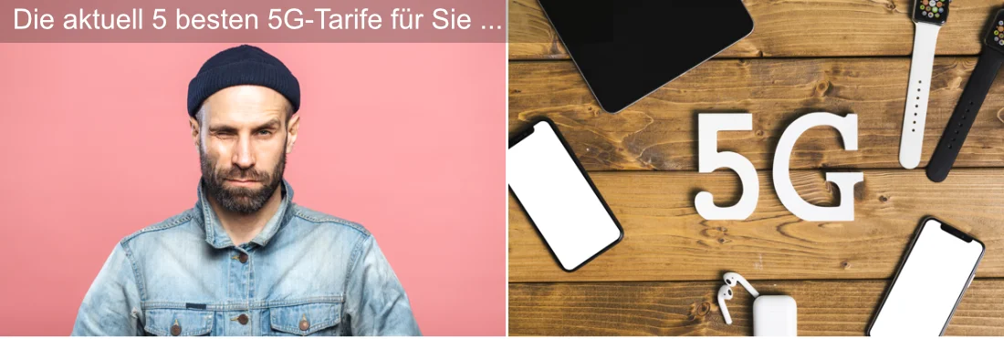 Top fünf 5G-Tarife