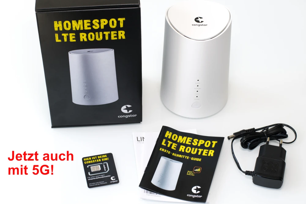 Congstar Homespot jetzt mit 5G