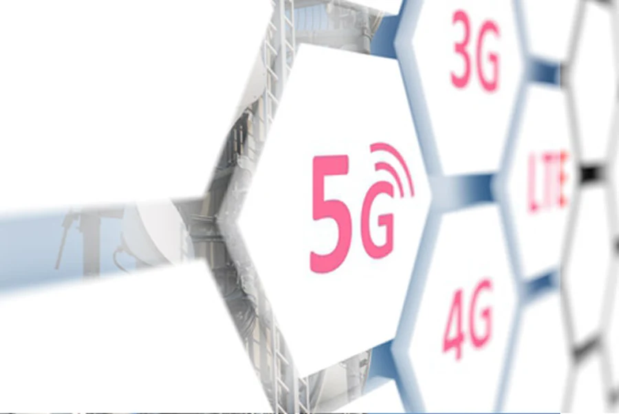 5G Netz Illustration